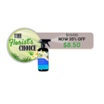 The Florists Choice maintains healthy flowers, plants and greeneries. +$8.50